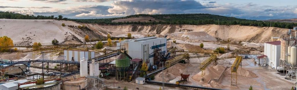 panorámica de una empresa minera