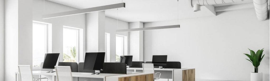 espacio de oficinas diáfano